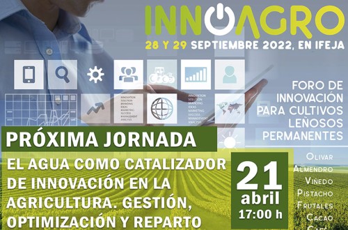 El Foro Innoagro organiza una jornada online sobre el agua y la agricultura
