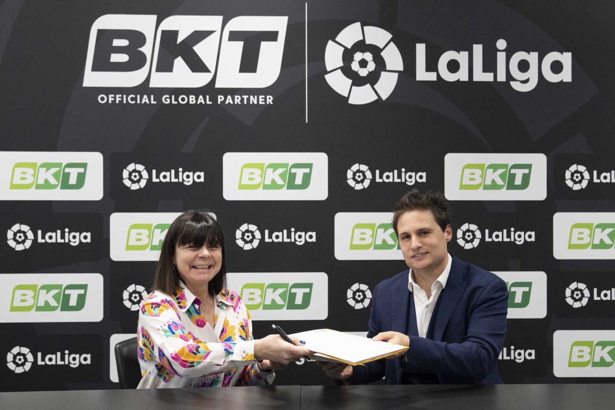 BKT renueva su acuerdo como socio global oficial de LaLiga por tres años más