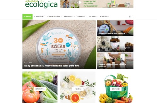 Ecovalia lanza el portal «Actualidad ecológica» dirigido a los consumidores