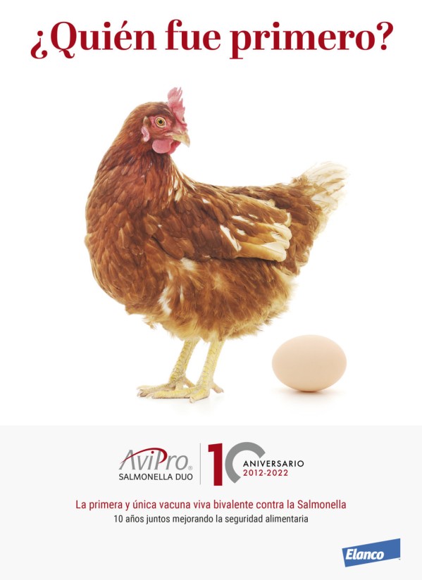 AviPro Salmonella Duo de Elanco cumple 10 años protegiendo a las aves contra la Salmonella