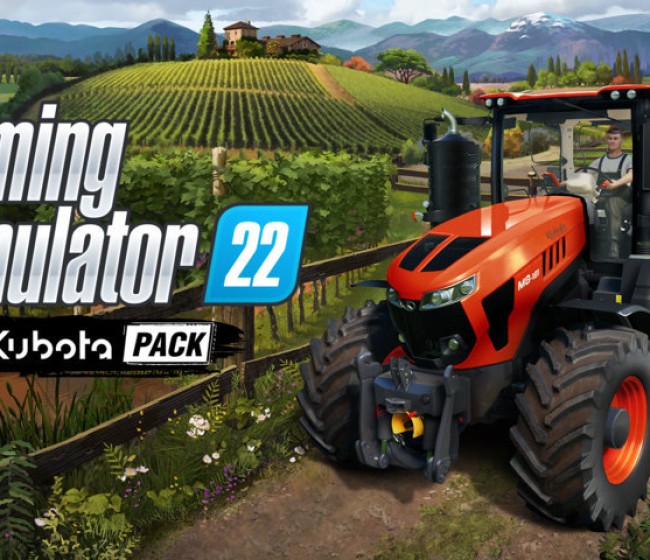 Ya disponible el Pack Kubota para el videojuego Farming Simulator 22