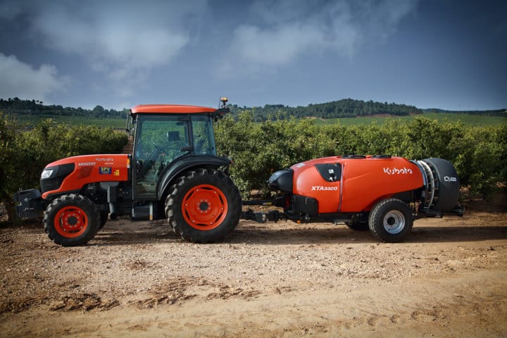 Nueva gama de pulverizadores Kubota para cultivos especiales