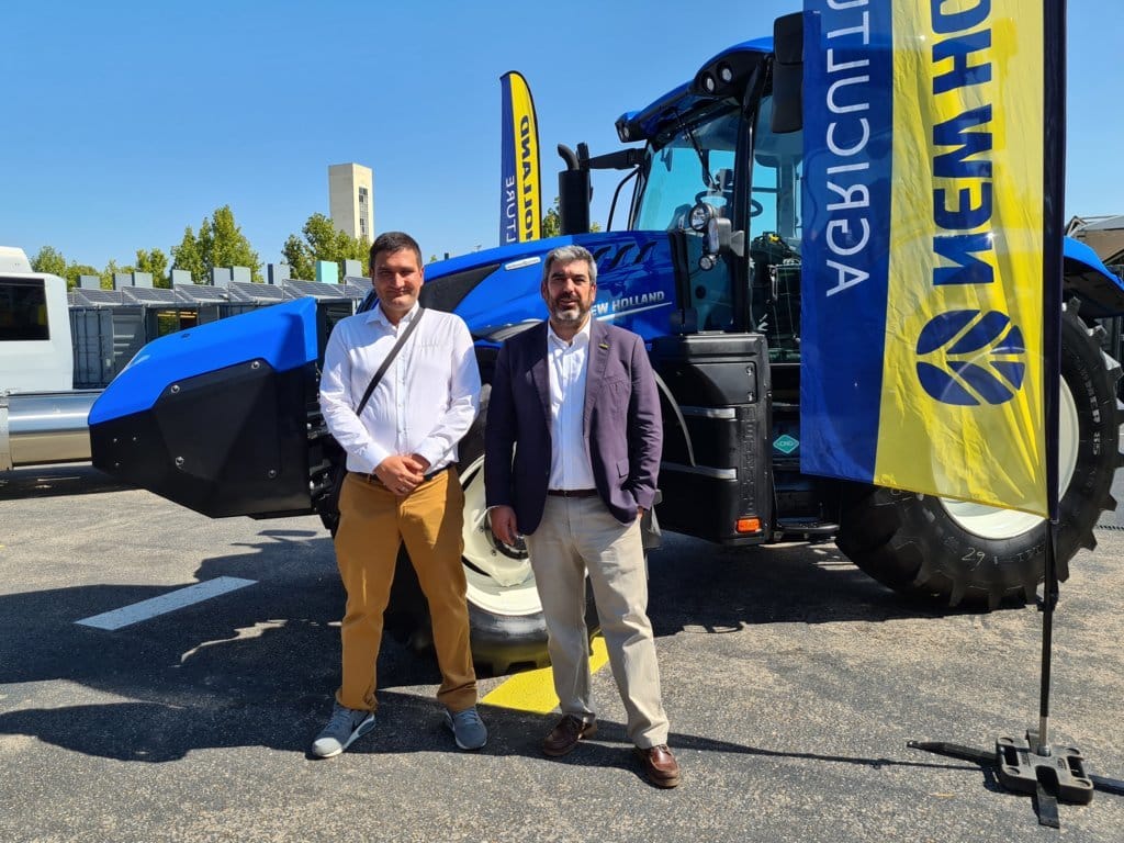 New Holland lanza al mercado español su tractor T6.180 Methane Power