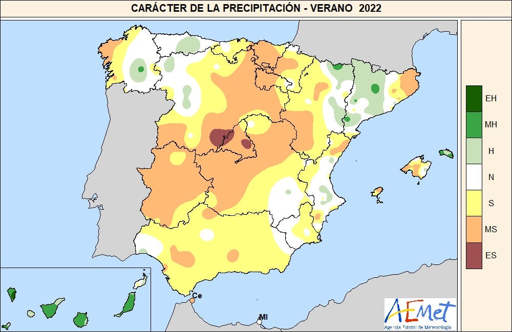 Previsión de la AEMET: un otoño más cálido de lo habitual en toda España