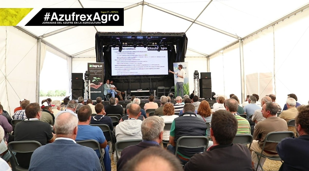 Jornada demostrativa en Palencia del Itagra sobre el uso del azufre en agricultura