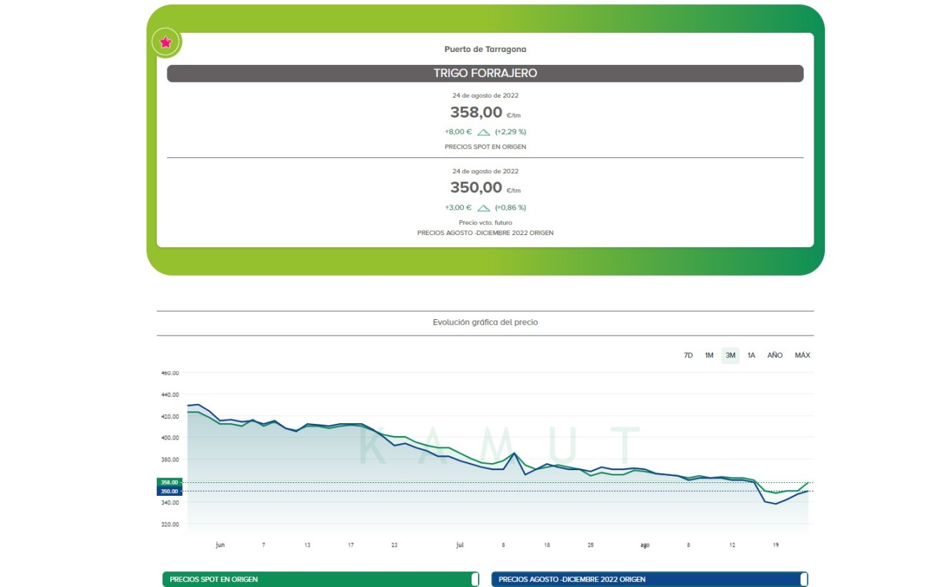 Kamut: nueva herramienta para digitalizar la información de los precios diarios del mercado agrario