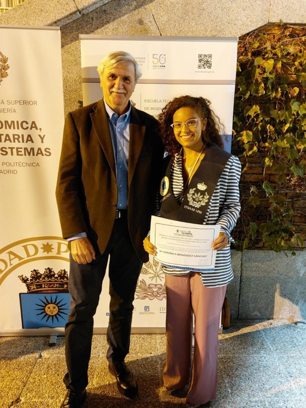 Verónica Menéndez y Rafael Jiménez, Premio Cátedra Fertiberia de Estudios Agroambientales