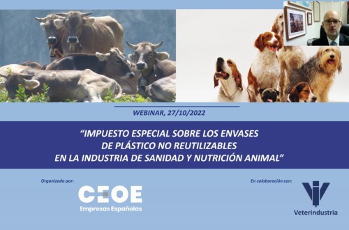 Veterindustria y CEOE celebran un seminario sobre el impuesto especial para envases de plástico no reutilizables