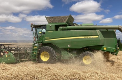 Cosechadora John Deere T560i, bajo consumo y alta capacidad de trabajo