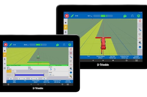 Las nuevas pantallas agrícolas de Trimble brindan rendimiento y conectividad de nueva generación