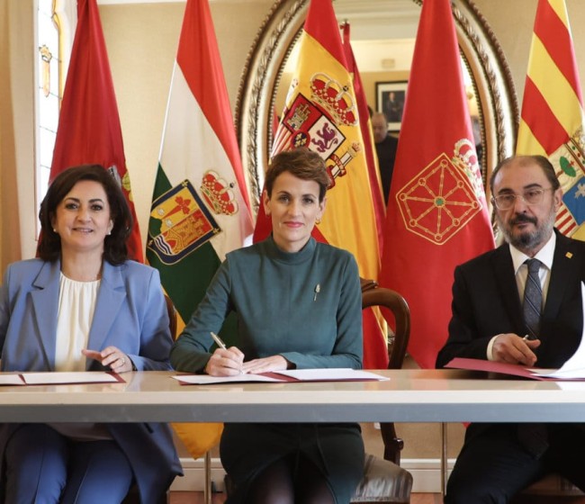 Navarra, La Rioja y Aragón firman la “Alianza del Ebro” para la plena colaboración en el área agroalimentaria