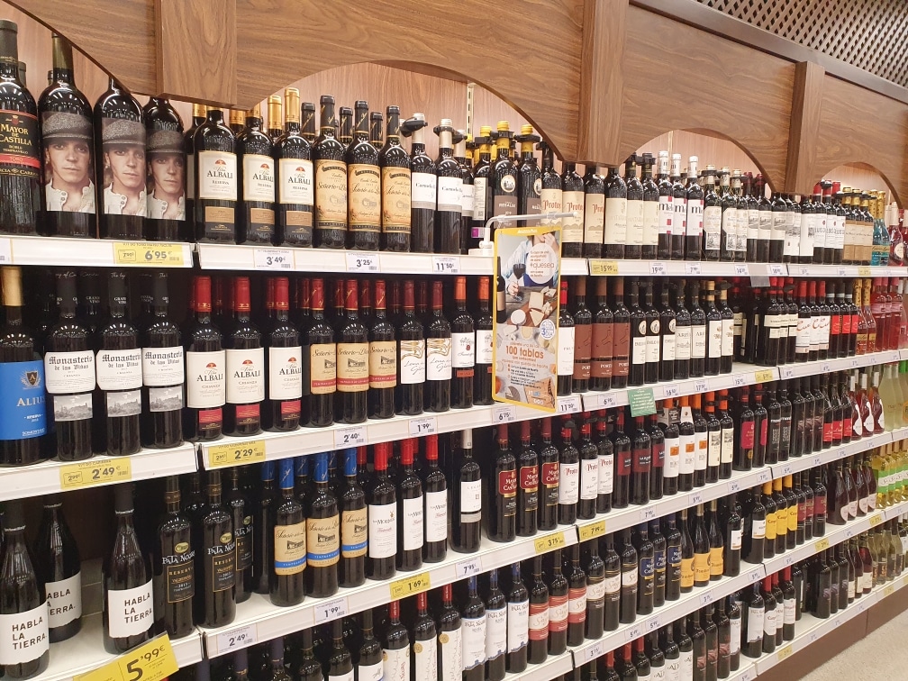 El consumo de vino en España desciende un 7,2% en el interanual a noviembre 2022