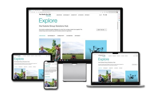 Kubota Group Solutions Hub, la nueva web de Kubota con soluciones innovadoras