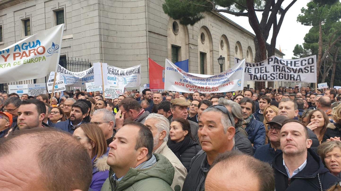 Trasvase Tajo-Segura: convocada una nueva concentración ante el Consejo de Ministros tras el dictamen del Consejo de Estado