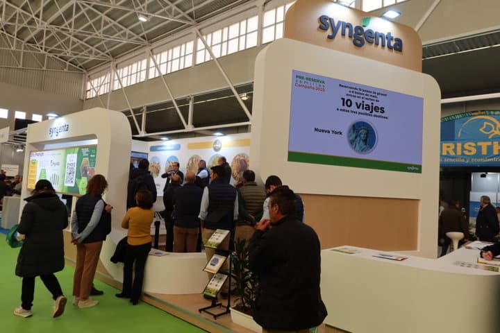 Soluciones innovadoras en sanidad vegetal, bioestimulantes y semillas, en el stand de Syngenta en Agraria