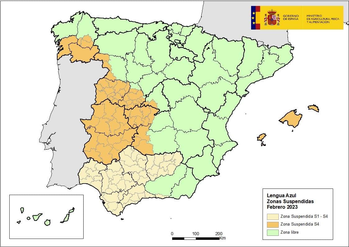 El virus de la Lengua Azul hace acto de presencia en cuatro explotaciones de bovino gallegas