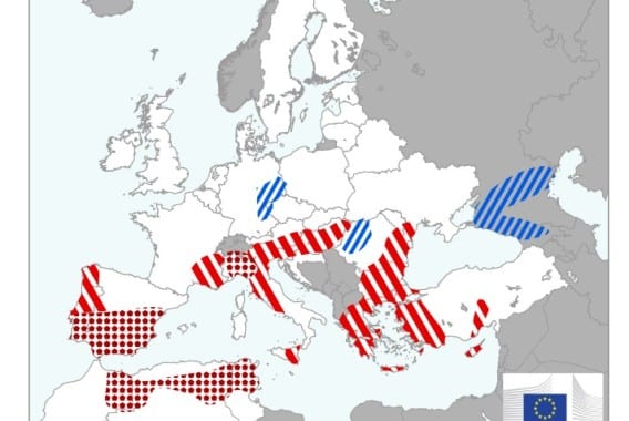 Aumenta la preocupación por la sequía en los países del Sur y Este de Europa