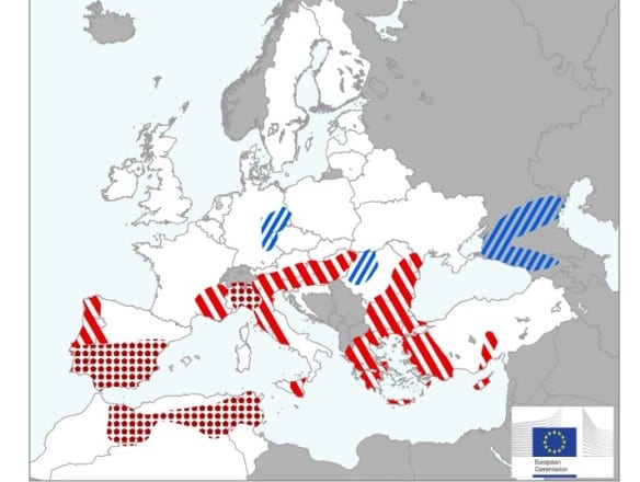 Aumenta la preocupación por la sequía en los países del Sur y Este de Europa