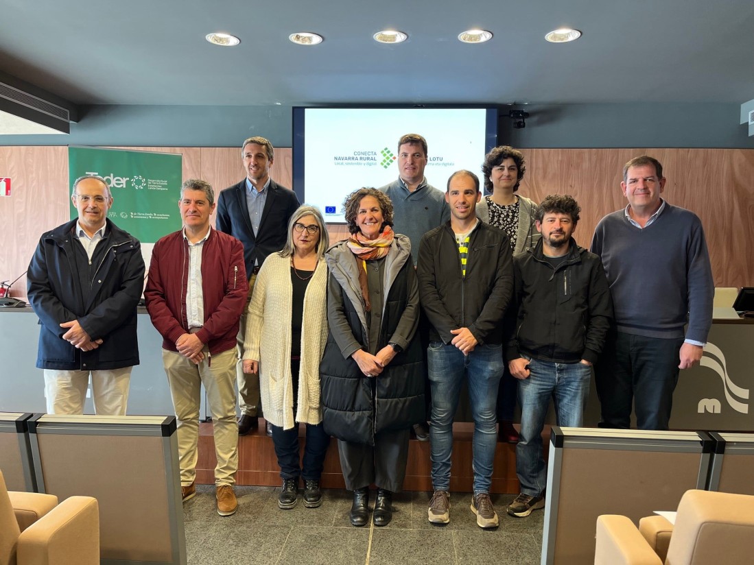 Cuatro Grupos de Acción Local presentan el proyecto de cooperación “Conecta Navarra Rural” frente al reto demográfico