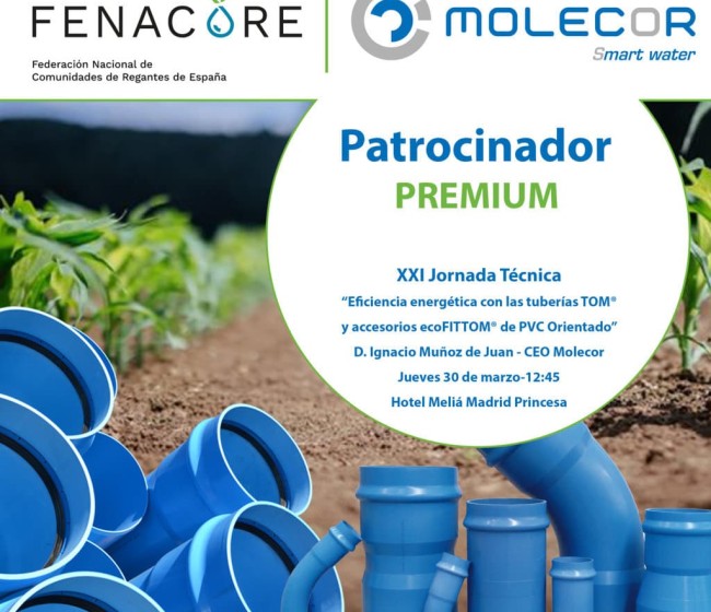 Molecor patrocina la XXI Jornada Técnica de Fenacore
