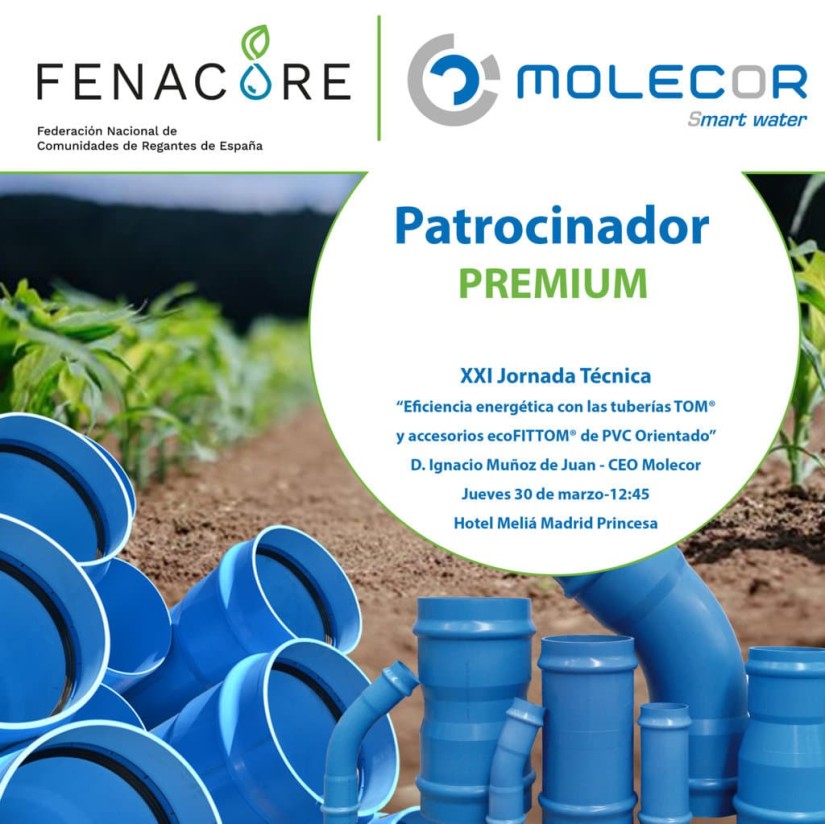 Molecor patrocina la XXI Jornada Técnica de Fenacore