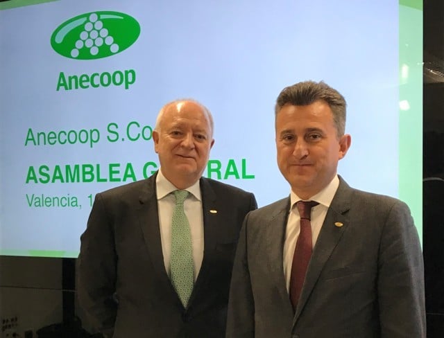 Anecoop factura 823,6 M€, un 4% más, en uno de sus ejercicios más complejos