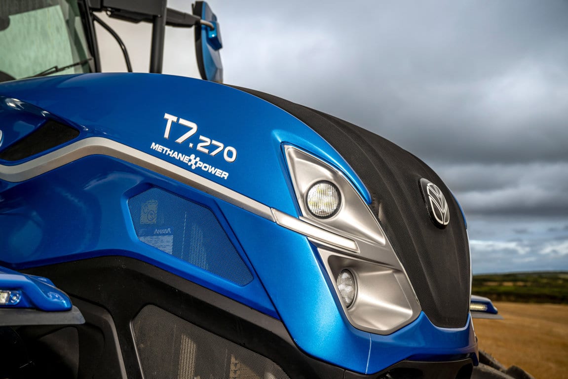 El T7 Methane Power GNL de New Holland, galardonado con un Green Good Design Award 2023