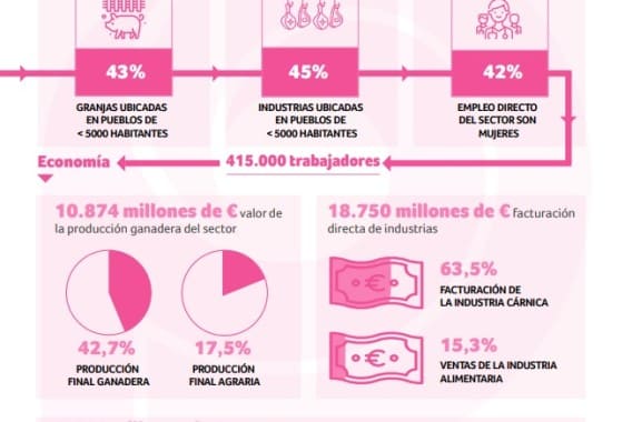 El empleo en el sector porcino
