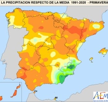El trimestre veraniego será probablemente más cálido de lo normal y las precipitaciones podrían estar por encima de lo normal en casi todo el país