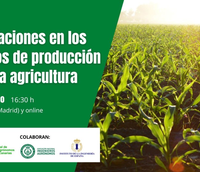 Jornada sobre innovación en los medios de producción en la agricultura