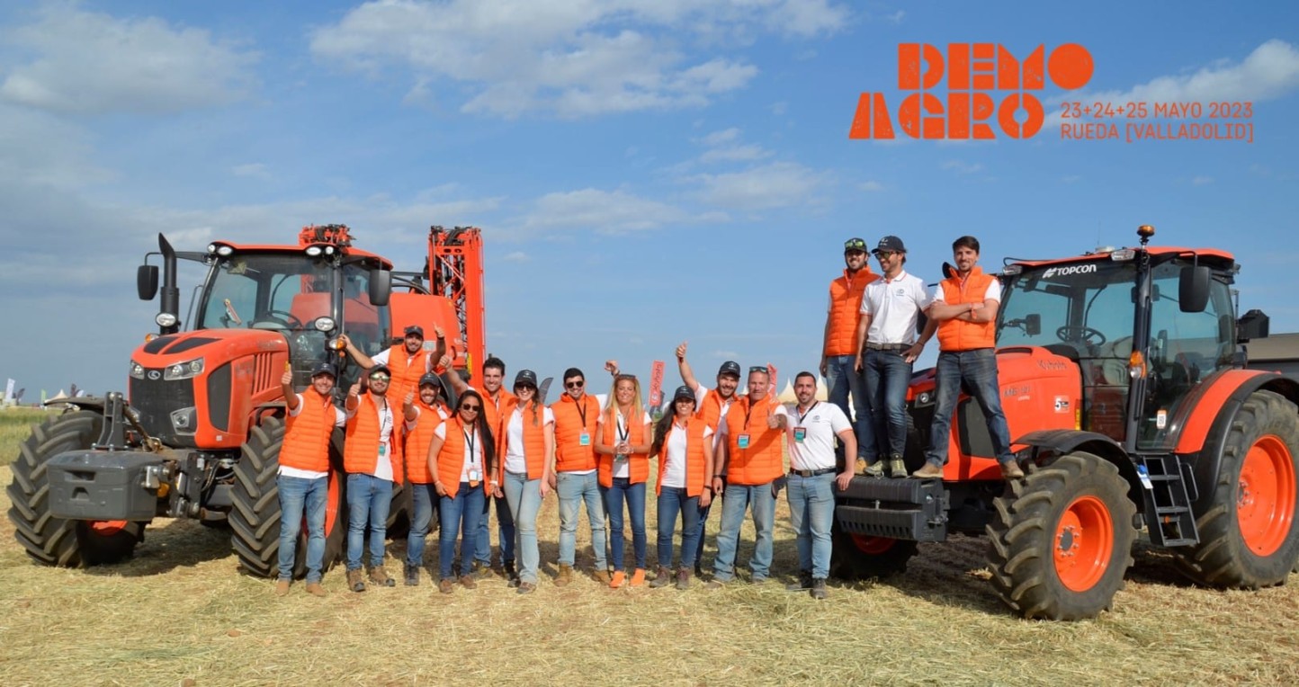 Kubota desplegó toda su gama de producto en Demoagro 2023