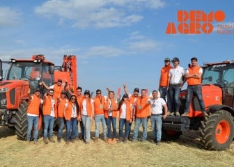 Kubota desplegó toda su gama de producto en Demoagro 2023