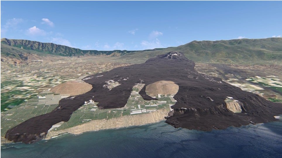 El MAPA envía a La Palma 10 M€ para reparar daños y reconstruir explotaciones agrarias por el volcán
