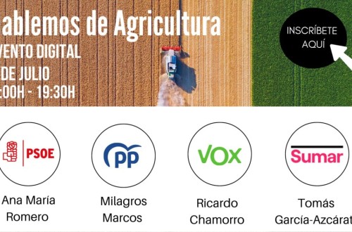 AgroNegocios organiza un encuentro digital con representantes de PSOE, PP, VOX y SUMAR