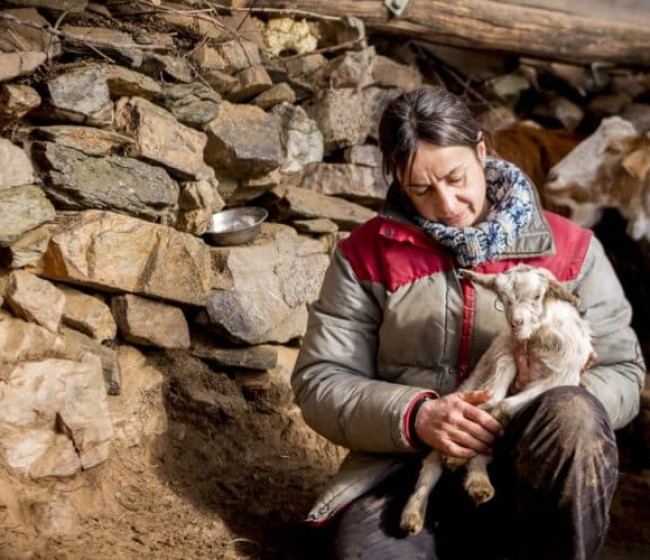 La ganadera española Clara Benito, galardonada en la II edición de los Premios de la Agricultura Ecológica de la UE
