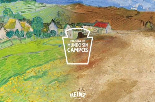 Acción en Madrid de la multinacional HEINZ para crear conciencia sobre la degradación de los suelos