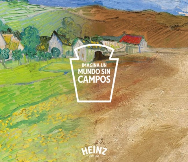 Acción en Madrid de la multinacional HEINZ para crear conciencia sobre la degradación de los suelos