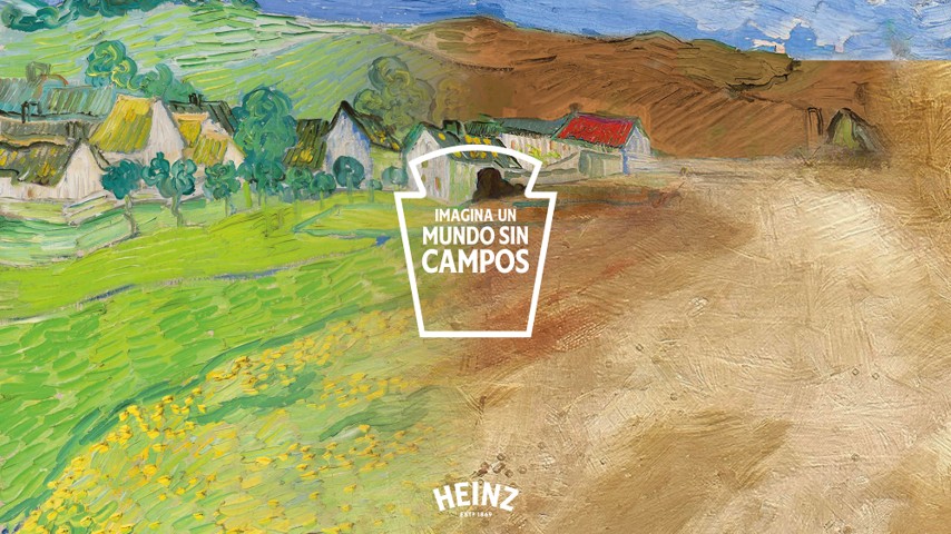 Acción en Madrid de la multinacional HEINZ para crear conciencia sobre la degradación de los suelos