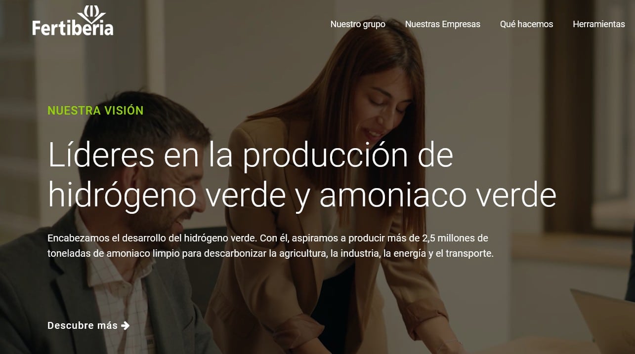 El Grupo Fertiberia estrena una nueva web corporativa