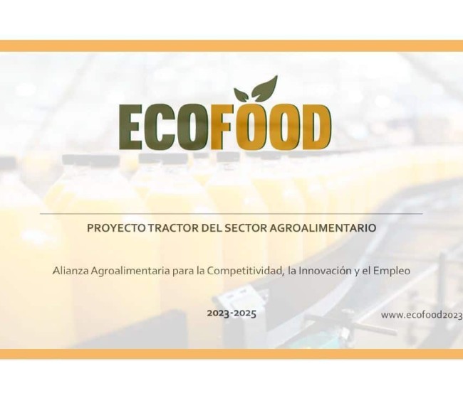 El proyecto EcoFood 2023 logra, con 41 M€, la mayor dotación económica del PERTE Agroalimentario   
