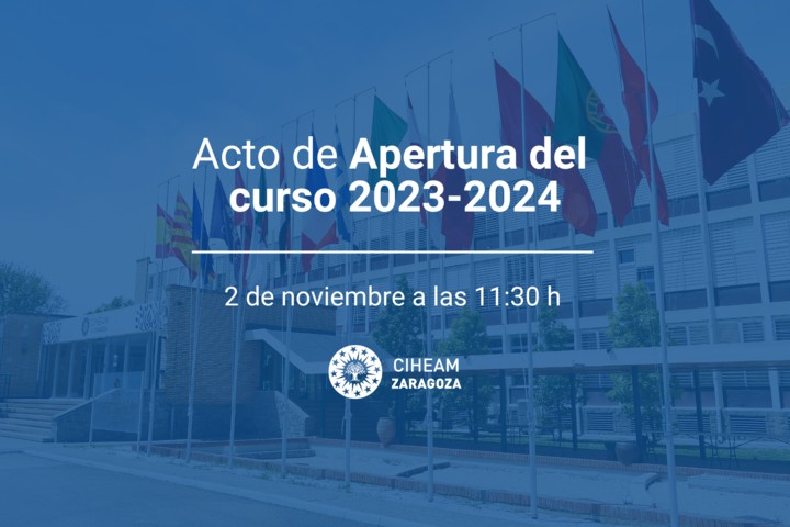 Con una conferencia sobre la PAC post 2023 el Ciheam Zaragoza abre su curso académico 2023-2024