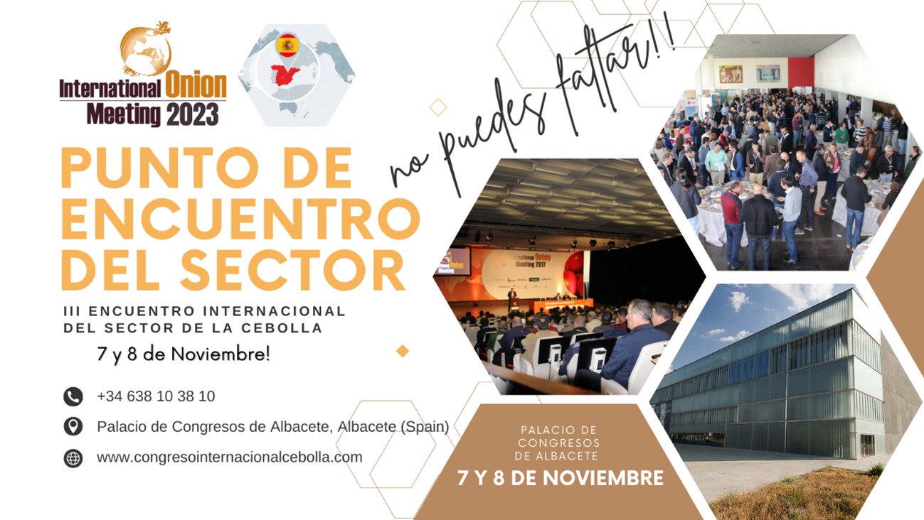 Albacete acoge el 7 y 8 de noviembre el III Encuentro Internacional del Sector de la Cebolla