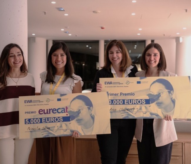 Ana Climent, con su cultivo de cacahuetes, ganadora del programa de emprendimiento femenino EWA de EIT Food