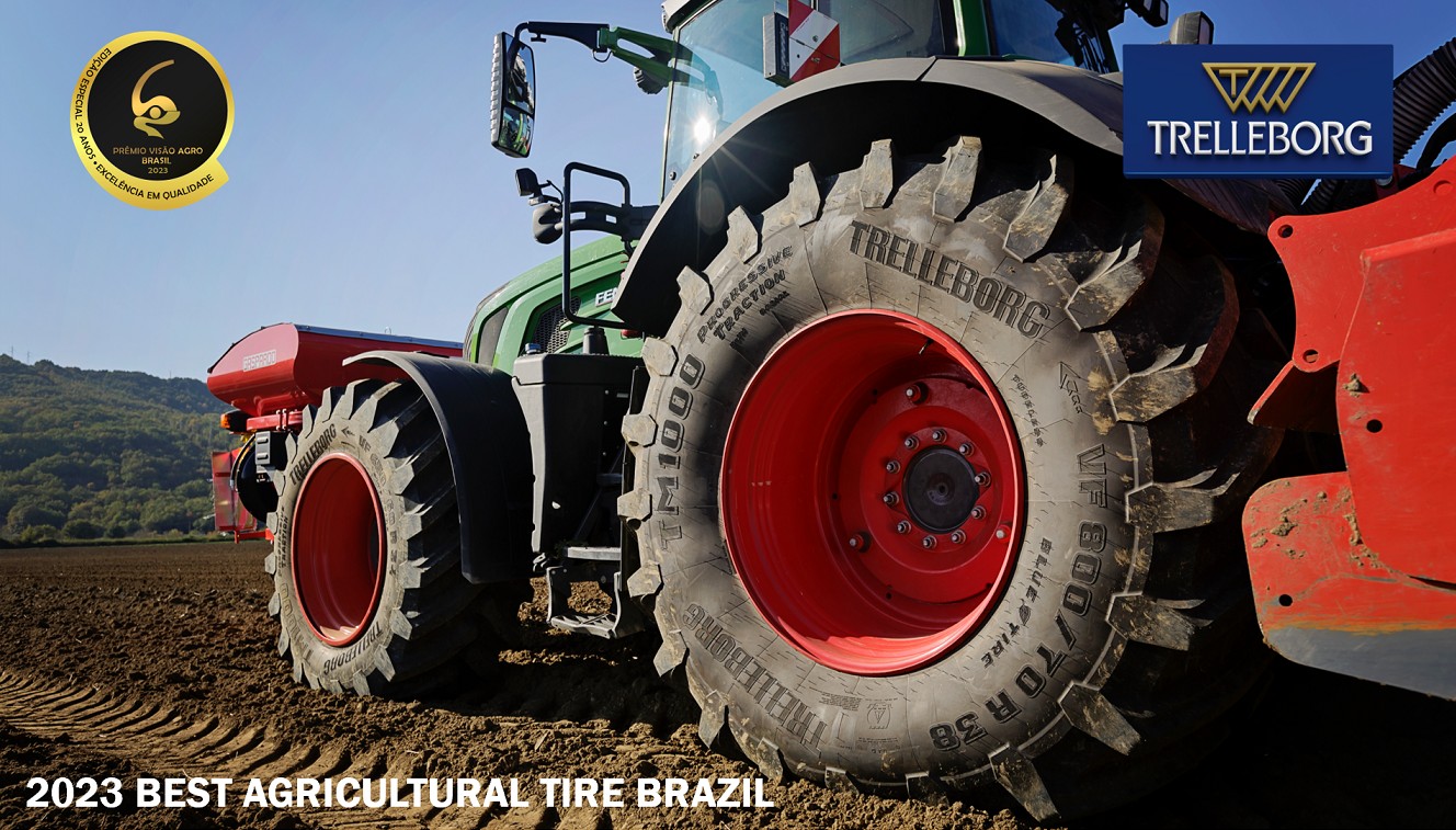 El Trelleborg TM800 Sugar Cane, elegido Mejor Neumático de Agricultura en los premios Visão Agro Brazil