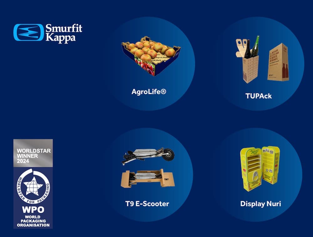 Smurfit Kappa obtiene 12 premios en los WorldStar Awards Global Packaging Awards