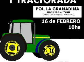 Asaja Alicante convoca una movilización del campo el 16 de febrero