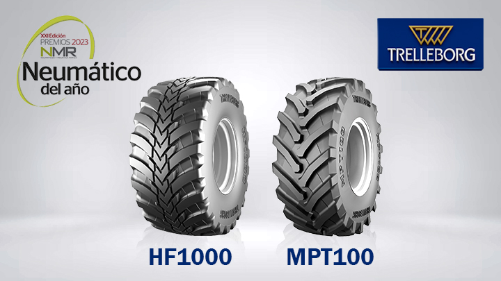 Los modelos HF1000 y MPT1000 de Trelleborg,  Premios al Neumático Agrícola 2024