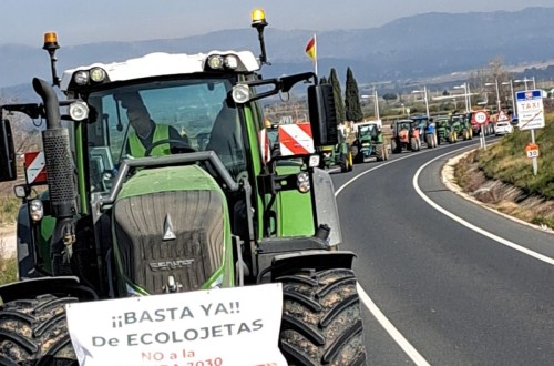 Decepción en Mercamadrid y más cortes de tráfico por toda España en el noveno día de protestas