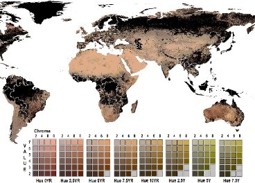 23 centros de investigación de 15 países se unen para generar el primer mapa global de colores del suelo