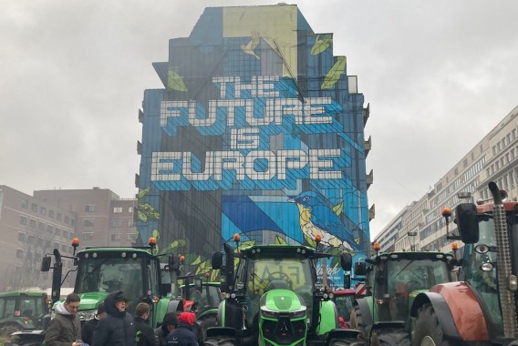 La agricultura europea se manifiesta el jueves en Bruselas para rechazar el recorte de fondos de la PAC